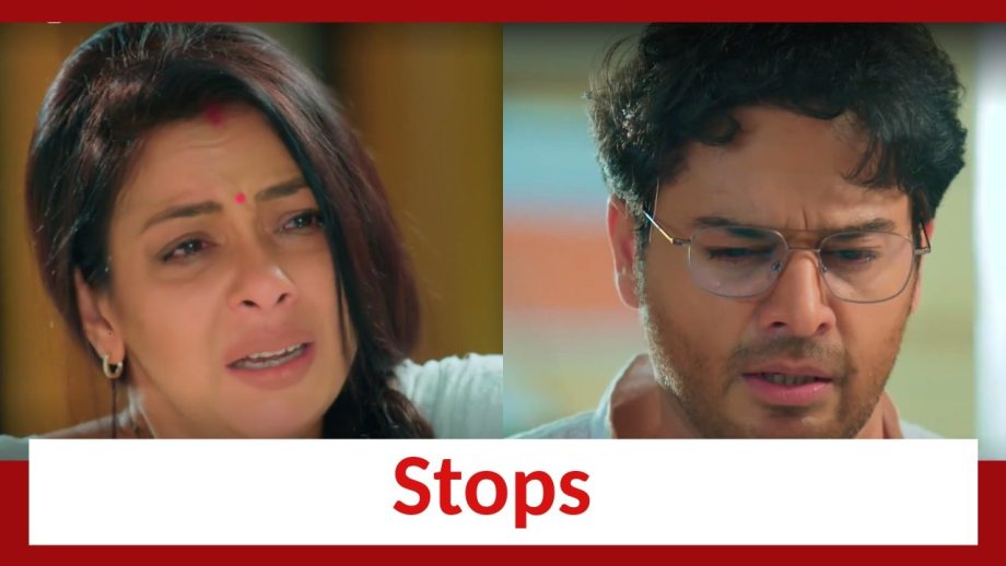 Anupamaa Update: Shocking!! Anupamaa STOPS Anuj from attending Samar's last rites 859873