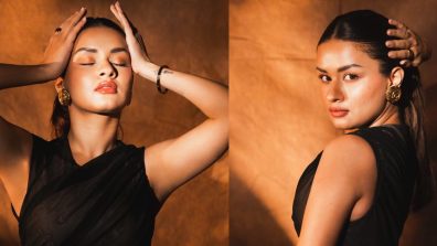 Avneet Kaur’s Sultry Silhouette Headshots In Black Dress Is ‘No Miss,’ See Photos