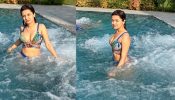 Avneet takes sensuous dip in pool, shares photos in blue bikini