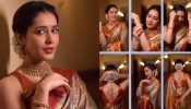 Banarasi Basics: Raashi Khanna’s traditional twirl comes in silk drape, floral bun & gold jewellery