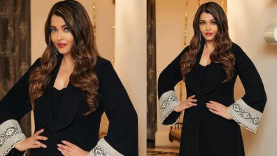 Beauty in Black! Aishwarya Rai revamps glam in gown with low neckline [Photos]
