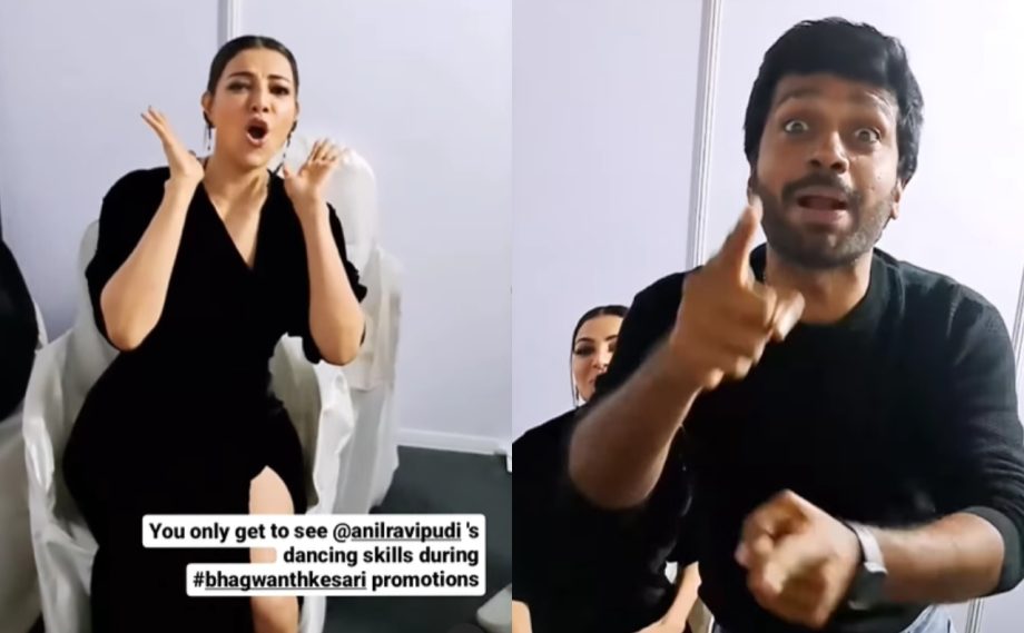 Bhagavanth Kesari Promotions: Kajal Aggarwal jams with director Anil Ravipudi [Video] 859597