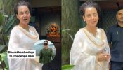 “#BharatKoChhedogeTohChhodengeNahi”, says Kangana Ranaut as she gets papped in the city