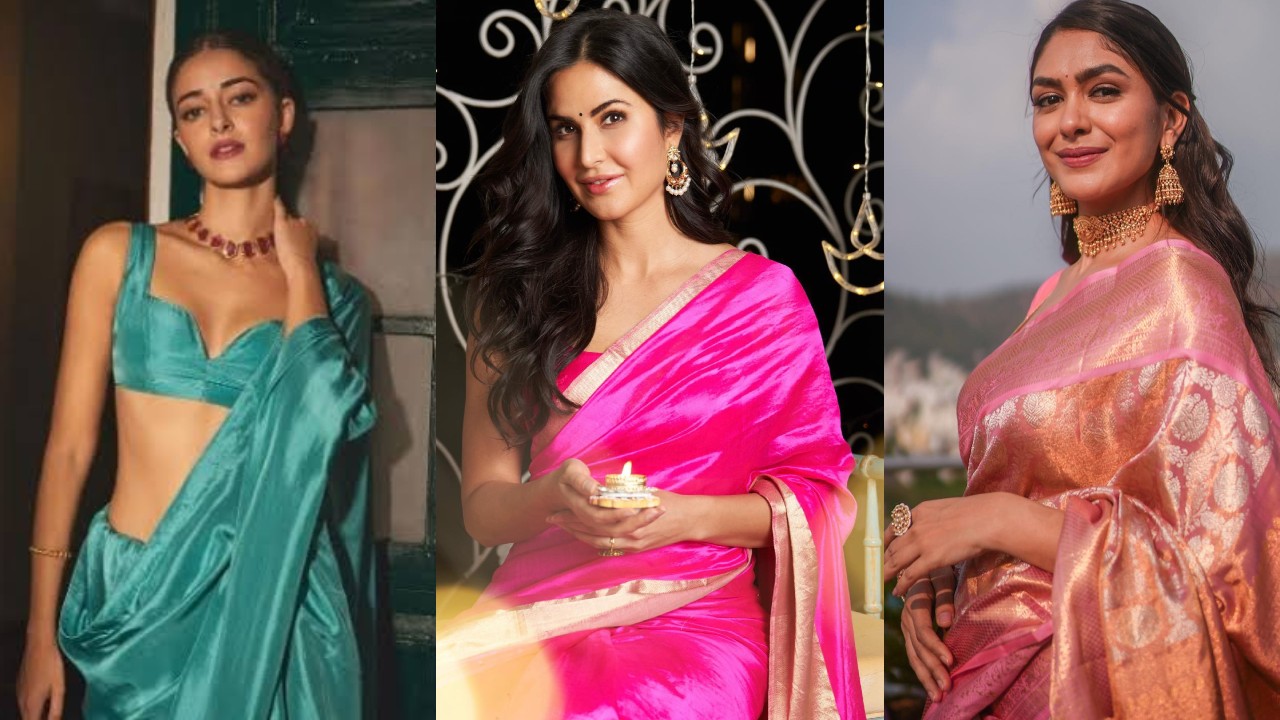 Build your silk saree quotient like Katrina Kaif, Mrunal Thakur & Ananya Panday 857553