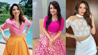 College-ready Crop Top And Skirt Inspiration From Tamannaah Bhatia, Trisha Krishnan & Hansika Motwani