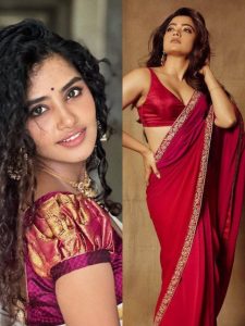 Karva Chauth 2023: Rashmika Mandanna, Anupama Parameswaran, And Others Saree Collection