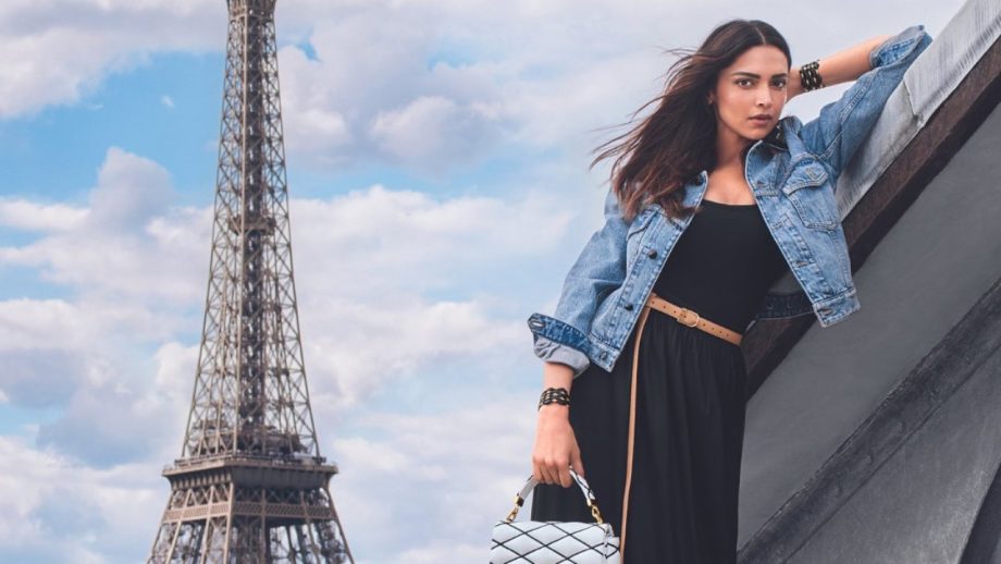 Deepika Padukone keeps it chic in black midi dress & denim jacket [Photo] 858656