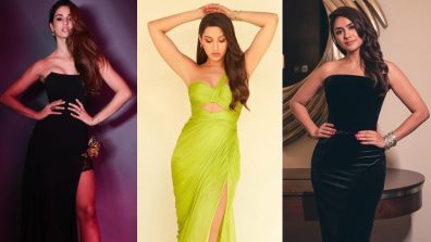 Disha Patani, Mrunal Thakur, And Nora Fatehi Show Sass In Party Wear Gowns Take Cues