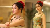 Divya Khosla Kumar Turns Muse In Floral Print Short Kurta And Pencil Pant With Rose Bun, See Here