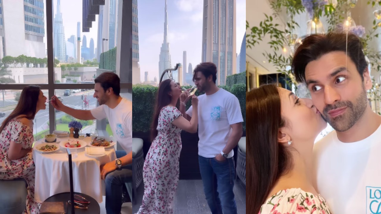 Divyanka Tripathi Enjoys Dreamy Date With Hubby Vivek, Drinks To Kisses 863168