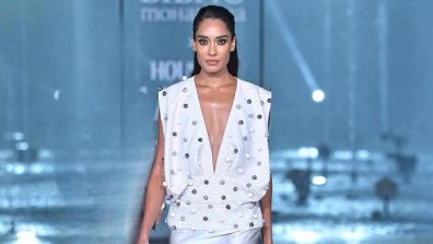 Dressed to the Nines: Lisa Haydon stuns in a Rs. 544,893 cocktail dress by Bibhu Mohapatra!