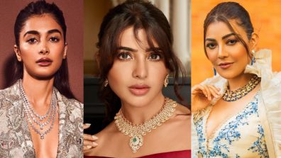 Elevate Every Occasion Like Kajal Aggarwal, Pooja Hegde, Samantha Ruth Prabhu With Sparkling Necklace