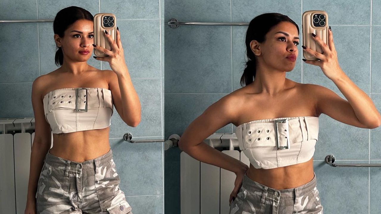 Florence Diaries: Avneet Kaur Stuns In Chic White Tube Top And Cargo Pants 860350