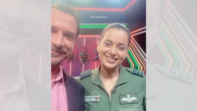 Former South African cricketer Dale Steyn had a fan moment as he met Kangana Ranaut on the promotions of Tejas