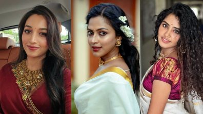 Get draped in gold with Anupama Parameswaran, Srinidhi Shetty & Amala Paul’s necklace designs