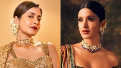 Gold Necklace Designs: Craft your jewellery like Shanaya Kapoor and Raashi Khanna