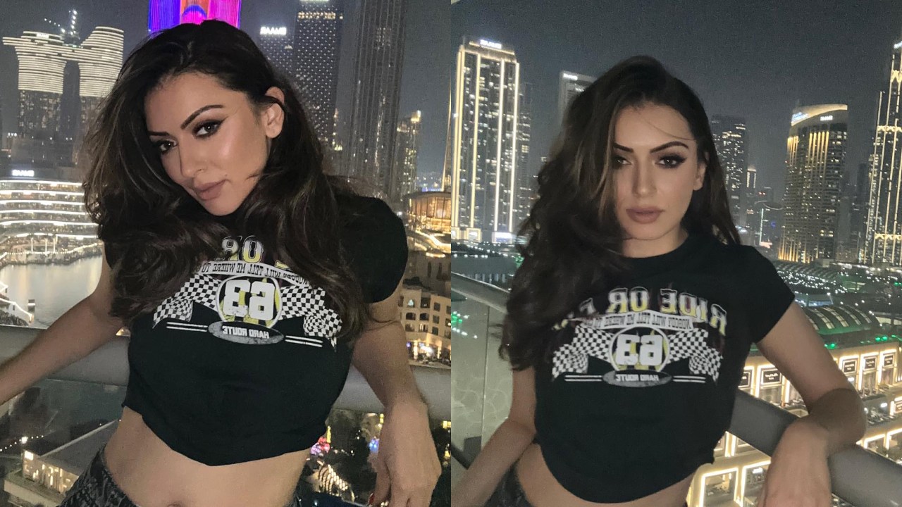 Hansika Motwani's Quirky Style In Crop Top And Jeans, Vacay Goals 864652