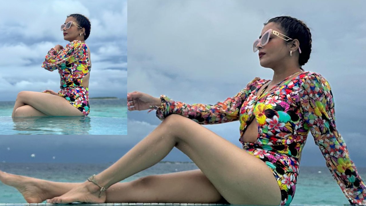 Hotness Personified! Tina Dutta turns up sass in cutout bohemian monokini in Maldives [Photos] 857696