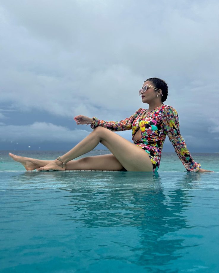 Hotness Personified! Tina Dutta turns up sass in cutout bohemian monokini in Maldives [Photos] 857692