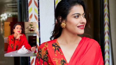 In Photos: Kajol Spreads Her Magic In Red Saree With Bold Red Lipstick Shade