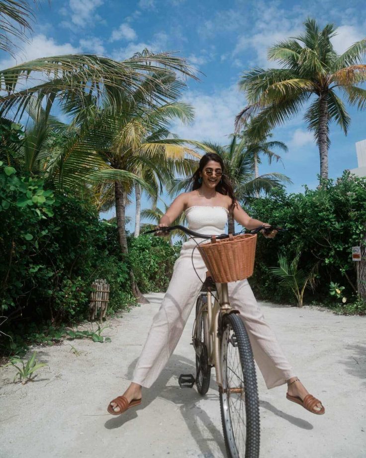 In Photos: Pooja Hegde Takes Adventure Ride In Maldives 861610