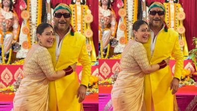 It’s time for the OGs! Kajol & Jackie Shroff vibe together on Maha Nabami [Photos]