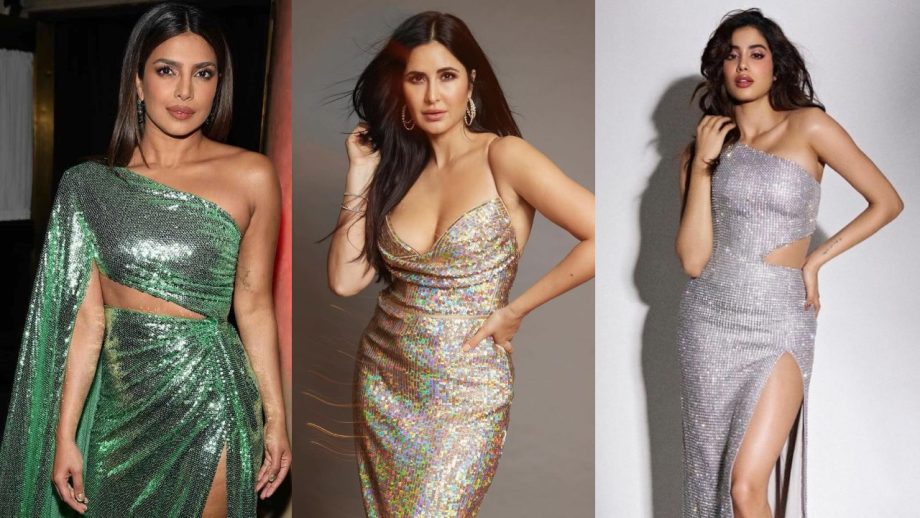 Janhvi Kapoor, Katrina Kaif To Priyanka Chopra: Divas Glam Up In Glittery Dress 864834