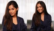 Jannat Zubair Shines In Stunning Blue Satin Dress