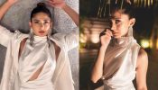 Jennifer Winget channels inner white swan in cutout satin bodycon dress, checkout photos
