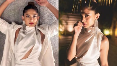 Jennifer Winget channels inner white swan in cutout satin bodycon dress, checkout photos