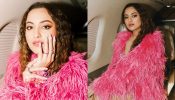 ‘Kalaastar’ Sonakshi Sinha slips in magenta pink sequined high-thigh slit gown and ostrich feather coat