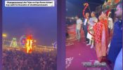 Kangana Ranaut aka Tejas Gill becomes the first woman to burn the Ravan effigy at the famous Luv Kush Ramleela