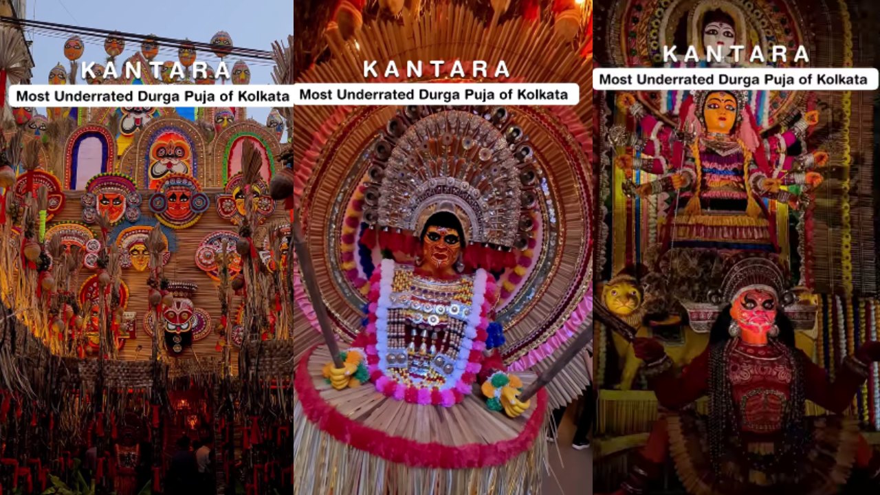 Kantara's divinity takes over Navaratri! Majestic Kantara-themed Durga Pooja witnessed in Kolkata 862652