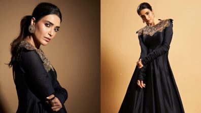 Karishma Tanna’s show-stopping Rs. 110,000 black Anarkali grabs spotlight at MAMI