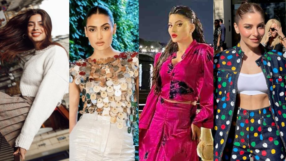 Khushi Kapoor, Athiya Shetty, Urvashi Rautela, And Kanika Kapoor Are All Glamour For Paris Fashion Week 2023 [Photos] 858066