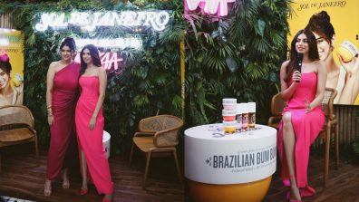 Khushi Kapoor Turns Brand Ambassador Of Beauty Brand, Twins With Anshula Kapoor In Pink Gown, Take A Look