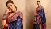 Kriti Sanon’s regal Navratri special Bandhej royal blue saree comes in Rs. 48500, check out