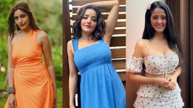 Make Your Day Colorful Like Surbhi Chandna, Monalisa, And Ayesha Singh In Pop Dresses