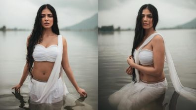 Malavika Mohanan Goes Fearless Posing Inside Lake, See Now