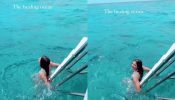 Maldives Babe! Pooja Hegde twins with ‘healing ocean’ in blue bikini set, watch video