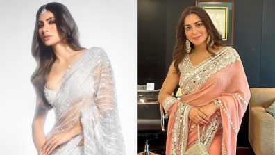 Mouni Roy And Shraddha Arya Are ‘Glitter’ And ‘Glam’ In Saree, Take A Look