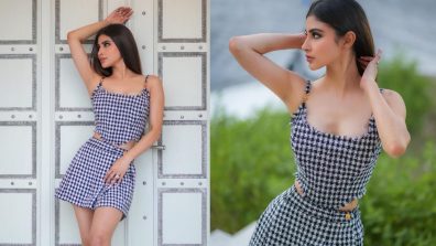 Mouni Roy’s chic checkered outfit wins hearts on social media