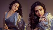 Neha Shetty Shines In Silver Metallic Saree  With Nude Lipstick, See Photos 864642