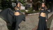 Nia Sharma Dazzles In All-Black Look for Halloween