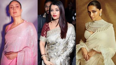 Party Wear Sarees: Kareena Kapoor, Aishwarya Rai & Deepika Padukone’s classic picks [Photos]
