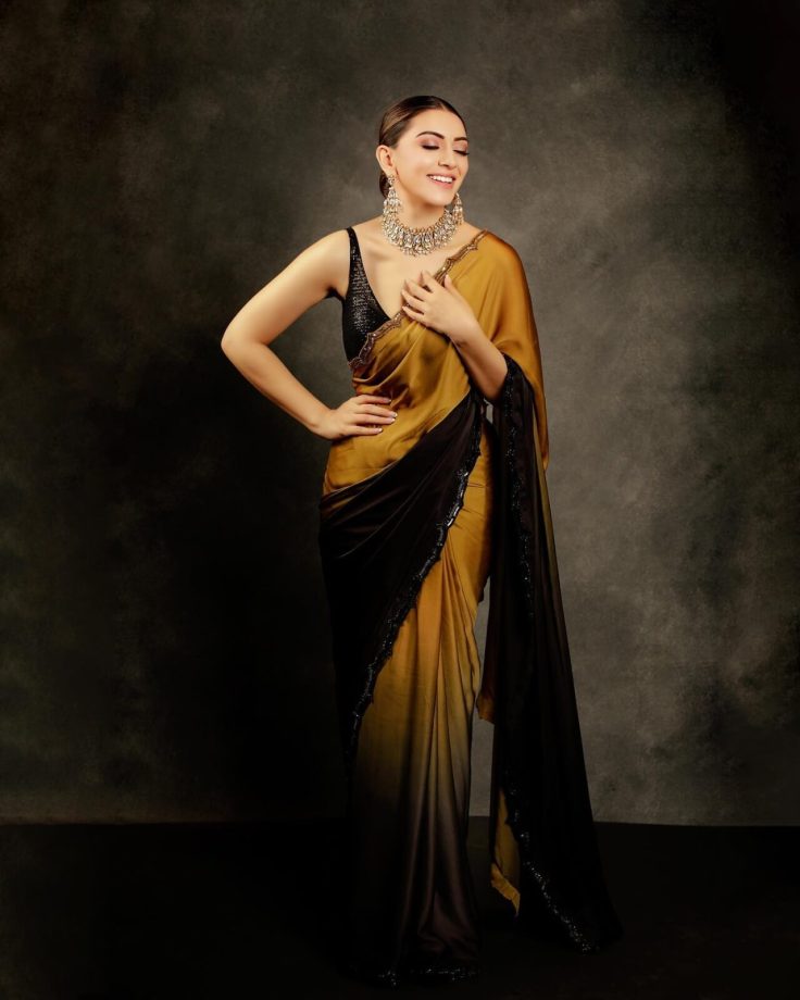 Party Wear Sarees: Rakul Preet Singh, Srinidhi Shetty & Hansika Motwani’s ‘wrap n roll’ edition 859524