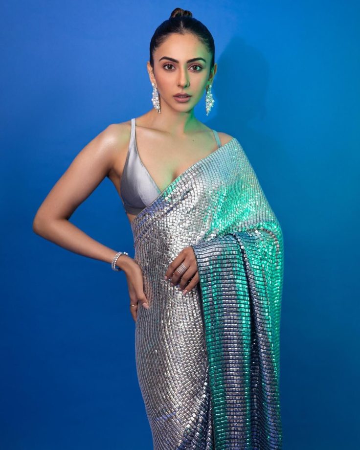 Party Wear Sarees: Rakul Preet Singh, Srinidhi Shetty & Hansika Motwani’s ‘wrap n roll’ edition 859517