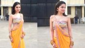 [Photos] Divya Khosla Kumar Makes Heads Turn In Yellow Saree With Sensuous Blouse Design