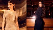 [Photos] Mouni Roy owns it with high-shine glam look in bodycon dresses