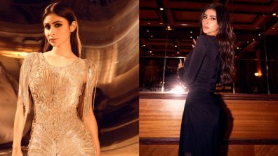 [Photos] Mouni Roy owns it with high-shine glam look in bodycon dresses